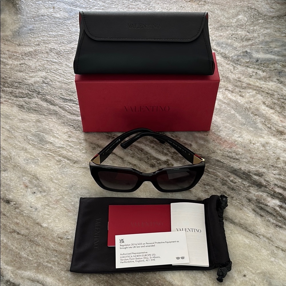 Valentino Black Sunglasses